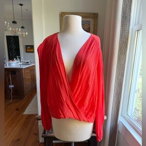 Free People Coral Women's Top